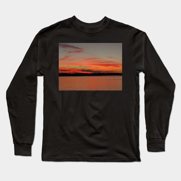 First Sunset of 2023 Afterglow Long Sleeve T-Shirt by ToniaDelozier